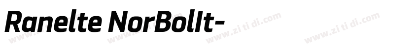 Ranelte NorBolIt字体转换 Ranelte NorBolIt字体转换